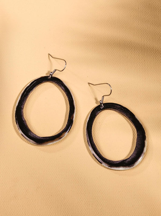 Horn Hoop Earrings