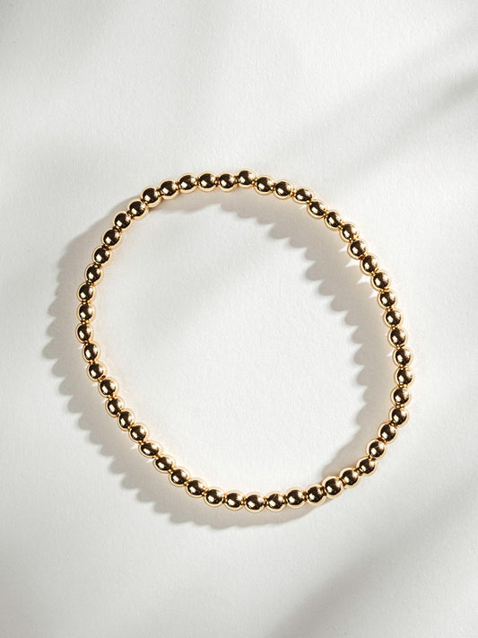 Gold Beaded Bracelet