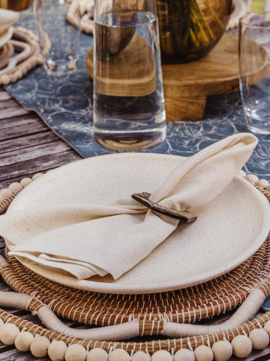 White Cloth Napkins (Set of 4)