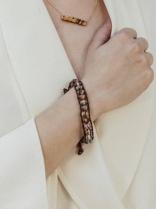 Adjustable Beaded Bracelet