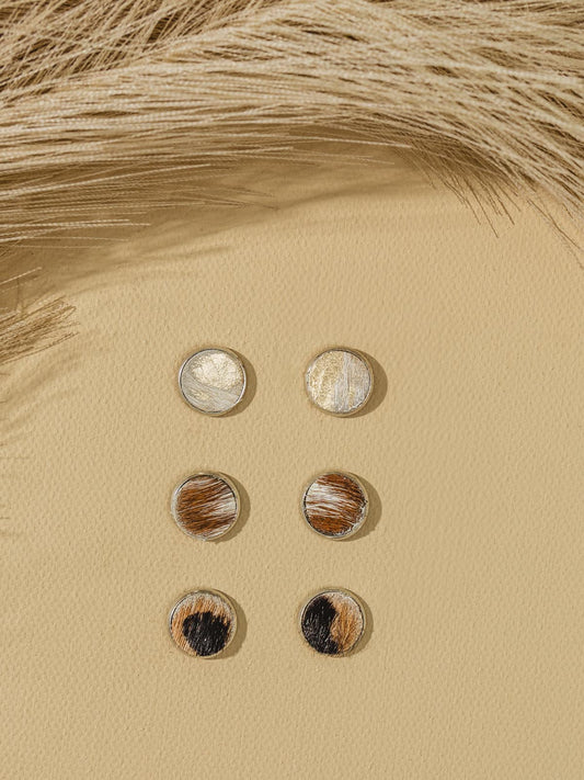 Leather Earrings (set of 3)
