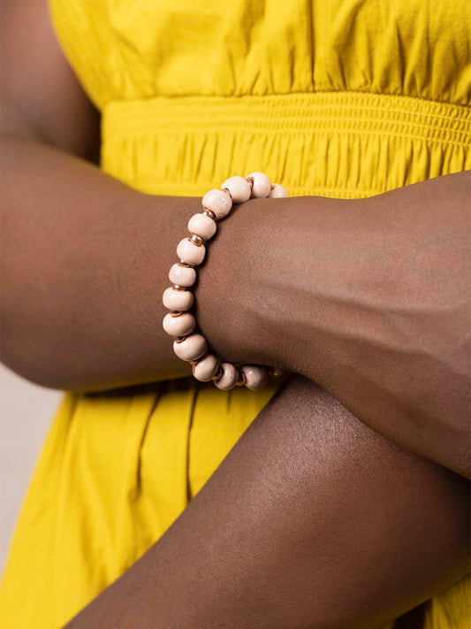 Ceramic Bracelet (pink or white)
