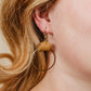 Circle of Hope Brass Earrings
