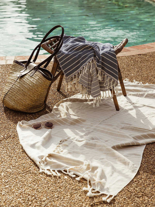 Ultra-Soft Bamboo Beach Towel