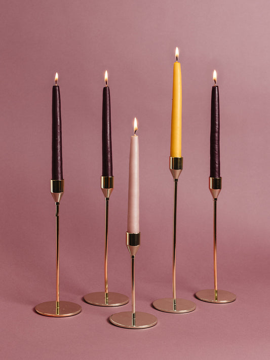 Traditional Hand- Dipped Advent Candles Set