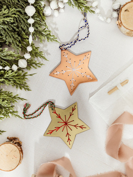 Star Metal Christmas Ornament