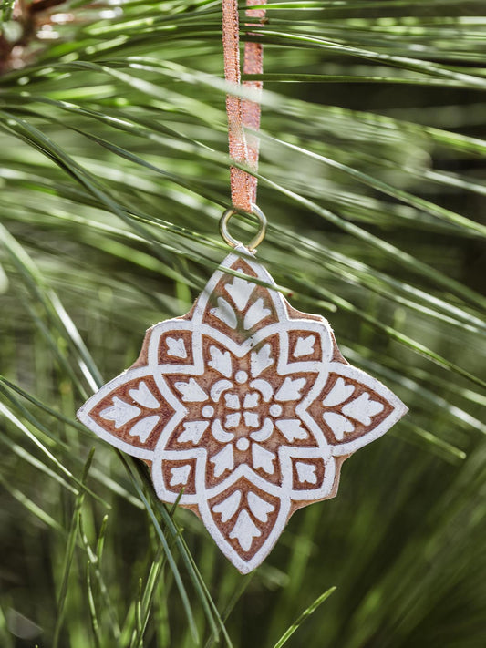 Wood Star Ornament