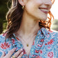 Jasiri Gold Pendant Necklace- Vertical