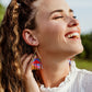 Neon Fringe Earrings