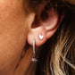 Committed Heart Stud Earrings