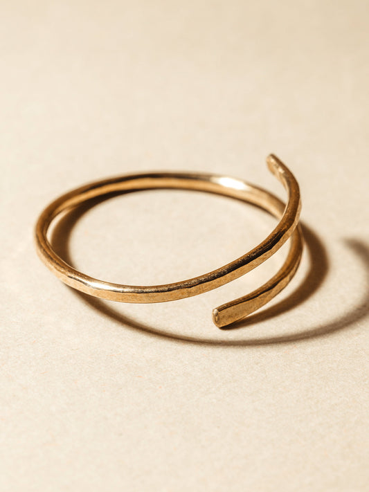 Hammered Wrap Ring