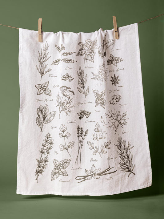 Watercolor Tea Towel