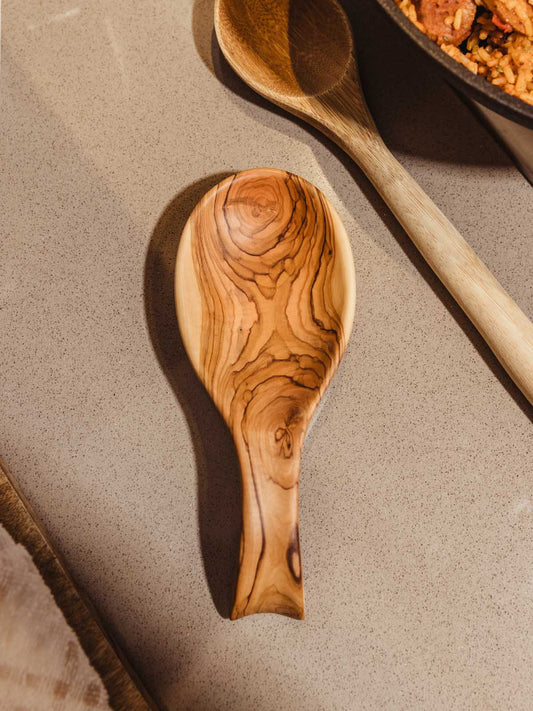 Olive Wood Spoon Rest