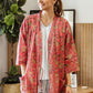 Loverly Block Print Cotton Robe