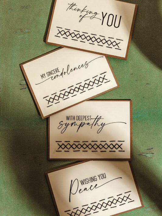 Sincere Condolences Sympathy Card Set (Assorted)