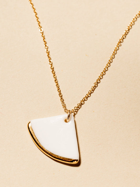 Fan Pendant Necklace