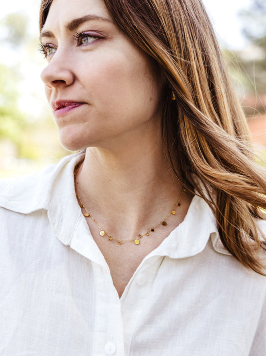Confetti Gold Necklace