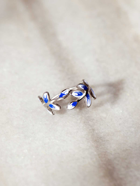 Hope Grows Silver Adjustable Ring