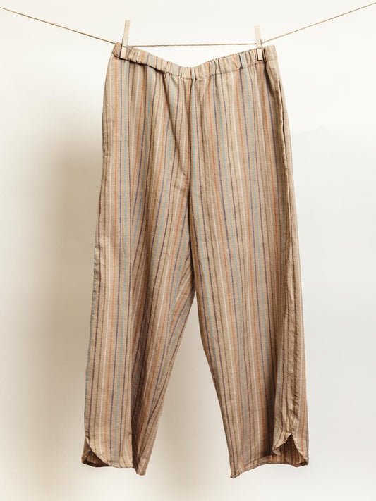 The Rest Collection Sleep Pants - Tan Stripes