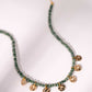 Sunshine Necklace in Earthy Green