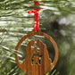 Wooden Nativity Ornament